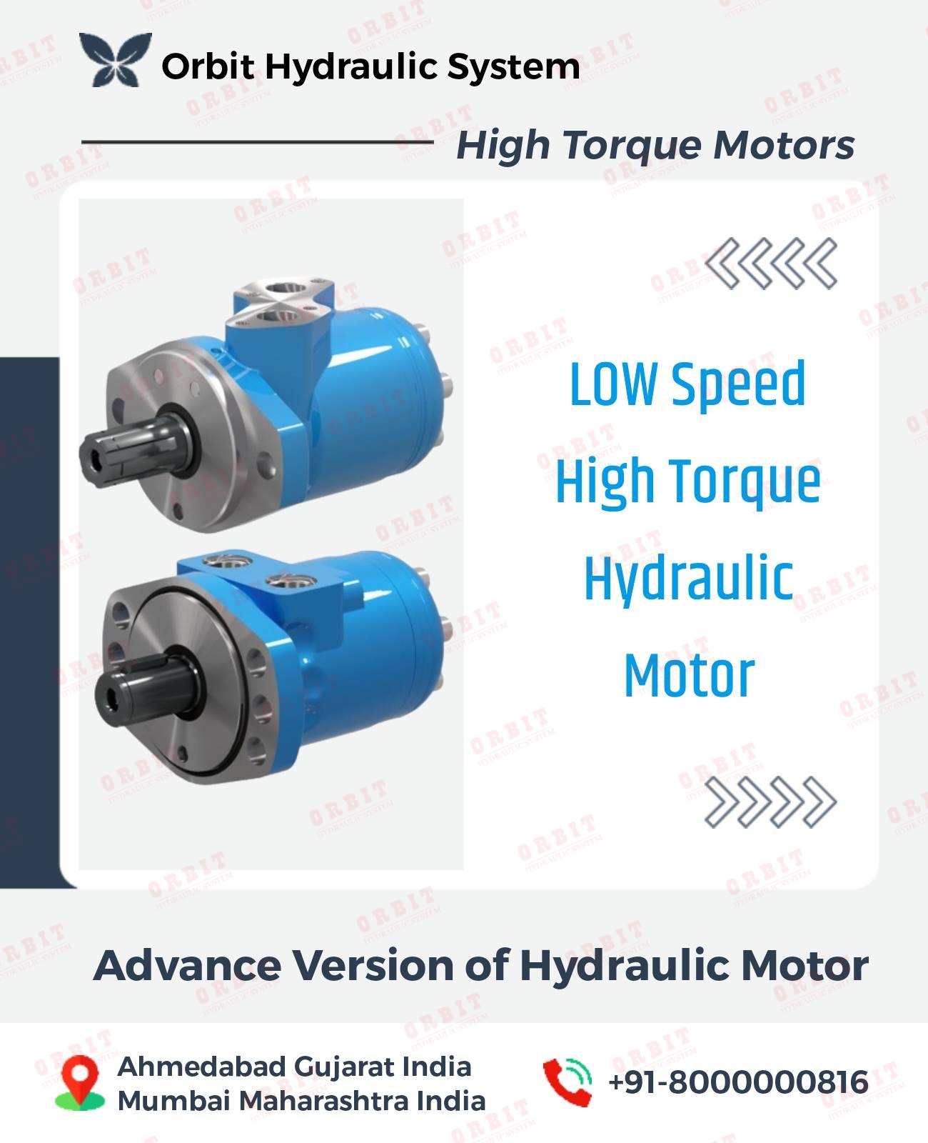 Danfoss OMM OMP OMR OMS Hydraulic Motor OMRX-50 11185497 White Hydraulic Motor In Ahmedabad Bangalore Hyderabad Nashik Indore Jaipur Delhi Kolkata Vasai Thane Coimbatore India